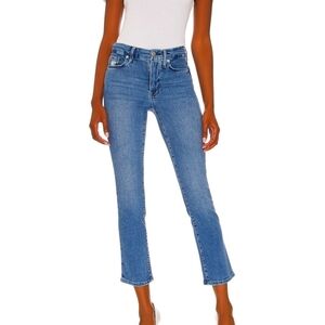 Good American Indigo127 Good Straight W/ Split Back Pockets Jeans 4/27